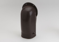 Rectorseal 84276 Fortress LW-92-B 3-1/2 inch PVC Lineset Cover Wall Inlet - Brown