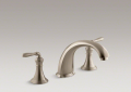 Kohler T398-4-BV Deck- or Rim-Mount High-Flow Bath Faucet Trim, 9" Spout and Lever Handles