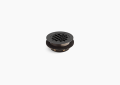 Kohler K-9132-BL Round Shower Drain for use with Plastic Pipe, Gasket Included - Matte Black