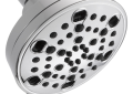 DELTA® 52638-18-PK Contemporary Showerhead, 1.75 gpm Min, 5 Sprays, 4-3/16 in Dia Head, Import