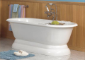 SUS 846 WHT 68" CI TUB