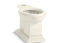 Kohler® 5626-96 Memoirs® Toilet Bowl, Biscuit, Elongated Shape, 12 in Rough-In, 2 in Trapway