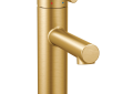 Moen® 6190BG 6190 Align™ Standard Bathroom Faucet, Commercial, 1.2 gpm Flow Rate, 3-5/16 in H Spout, 1 Handles, Lift Rod Drain, 1 Faucet Holes, Brushed Gold, Function: Traditional