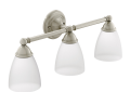 Moen® YB2263BN Brantford™ Bath Light, 120 V AC, Brushed Nickel Housing, Import