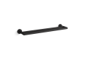 Kohler® 78375-BL Components™ Double Towel Bar, 24 in L Bar, 2-3/8 in OAH x 6-1/4 in OAD, Metal