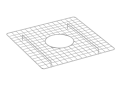 Shaws WSGMS3518SS Shaker Wire Sink Grid Food Kitchen, Center Drain Opening, Stainless, Domestic