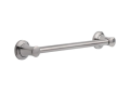 DELTA® 41718-SS Transitional Decorative Grab Bar, 18 in L x 1-1/4 in Dia, Stainless Steel, Brass, Import