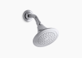 Kohler® 10282-AK-CP Single Function Showerhead With Katalyst® Air-Induction Spray, Forte®, 2.5 gpm Minimum, 1 Spray, Wall Mount, 5-1/2 in Dia x 4-5/8 in H Head