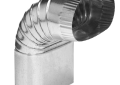 Southwark 116-8 8" 26 Gauge Warm Air 90 Degree Vertical Oval Elbow