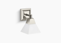 Kohler K-23686-SC01-SNL Memoirs(R) One-Light Sconce - Polished Nickel