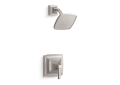 Kohler K-TS27404-4-BN Riff(R) Rite-Temp(R) Shower Trim Kit, 2.5 GPM - Vibrant Brushed Nickel