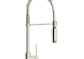 ROHL LS64L-PN-2 Pirellone Side Lever Pro Pulldown Kitchen Faucet - Polished Nickel