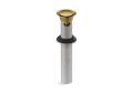 Kohler(R) K-25322-2MB Clicker Drain with Overflow - Vibrant Brushed Moderne Brass