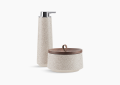 Kohler K-29591-SSP-HDN Bente(R) Two-Piece Countertop Accessory Set - Shagreen Oyster Pearl