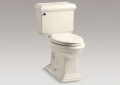 Kohler 3816-47 Comfort Height(R) Two Piece Elongated 1.28 gpf Toilet, Classic Design