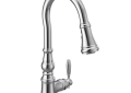 Moen® S73004 S73004 Weymouth™ Kitchen Faucet, 1.5 gpm Flow Rate, Chrome, 1 Handles, 1 Faucet Holes, Domestic