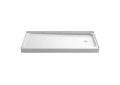 Sterling® 72181120-0 Ensemble® Shower Base, White, Right Drain, 60 in L x 32 in W x 4-1/2 in D