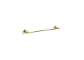 Kallista P31424-00-ULB Central Park West(TM) Towel Bar, 18" - Unlacquered Brass