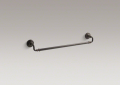 Kohler® 72568-2BZ Artifacts® Towel Bar, 24 in L Bar, 3 in OAH x 3-1/2 in OAD, Metal