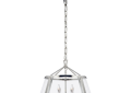 Visual Comfort CHC-2201PN-CG E. F. Chapman Darlana 4 Light 17 inch Polished Nickel Pendant Ceiling Light