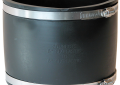 Fernco® 1056-66 Flexible Pipe Coupling, 6 in Nominal, Cast Iron/Plastic/Steel/Lead End Style, PVC, Domestic