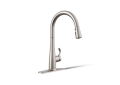 Kohler® 22036-VS Simplice® Touchless Kitchen Sink Faucet, 1.5 gpm Flow Rate, Vibrant® Stainless, 1 Handles
