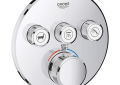 GROHE 29138000 Thermostatic Trim, 9.5 gpm Valve, StarLight® Polished Chrome