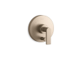 Kohler(R) K-T73117-4-BV Composed(R) Rite-Temp(R) Valve Trim with Push-Button Diverter and Lever Handle - Vibrant Brushed Bronze