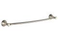 DELTA® 79724-SS Cassidy™ Towel Bar, 24 in L Bar, 4-1/2 in OAD x 2-1/2 in OAH, Brass, Stainless Steel, Import