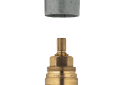GROHE 29273000 Concealed Stop Valve, 1/2 in, NPT, Brass Body, Rough Brass, Import