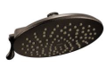 Moen® S6320ORB Multifunction Raincan Shower Head, Velocity®, 2.5 gpm, 2 Sprays, Wall Mount, 8 x 3-1/8 in Head, Import