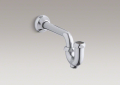 Kohler® 8998-CP Adjustable P-Trap, 1-1/4 in Nominal, Slip-Joint Inlet x Tubing Outlet, Cast Solid Brass, Hub Connection