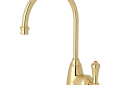 ROHL U.1307LS-ULB-2 Georgian Era C-Spout Hot Water Faucet - Polished Chrome