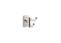 Kohler(R) K-35927-SN Castia(TM) by Studio McGee Double Robe Hook - Vibrant Polished Nickel