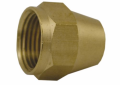 Jones Stephens™ F40004 Style 41S Short Nut, 3/8 in Nominal, Flare, Brass
