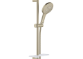 GROHE 26547EN0 Rainshower™ SmartActive Slide Bar Kit, 5-1/8 in Dia 3-Function Shower Head, 1.75 gpm Flow Rate, 69 in L Hose, Brushed Nickel, Import