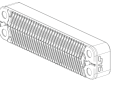 Bosch 8-716-108-212-0 Boiler Flat Plate Heat Exchanger