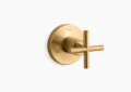 Kohler K-T14491-3-2MB Purist(R) MasterShower(R) Transfer Valve Trim with Cross Handle - Vibrant Brushed Moderne Brass