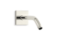 Kohler® 14679-SN Loure® Wall Mount Shower Arm and Flange, 7-1/2 in L x 2-11/16 in W Arm, 1/2 in NPT