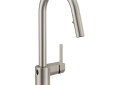 Moen® 7565EWSRS Align™ Pulldown Kitchen Faucet With MotionSense Wave™ Technology, 1.5 gpm Flow Rate, Spot Resist™ Stainless, 1 Handle, 1/3 Faucet Holes, Domestic