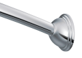 Moen® CSR2160CH CSR2160 Adjustable Shower Rod, 1 in Dia 5 ft L Rod/Track, 304 Stainless Steel, Chrome, Import