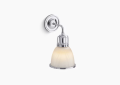 Kohler K-32281-SC01-CPL Hauksbee(TM) One-Light Bell Sconce - Polished Chrome