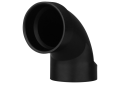 Charlotte ABS 00300 0800 Pipe Elbow, 2 in Nominal, Hub End Style, SCH 40/STD, ABS, Domestic