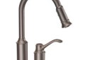 Moen® 7590ORB Aberdeen™ Kitchen Faucet, 1.5 gpm Flow Rate, Oil Rubbed Bronze, 1 Handles, 2 Faucet Holes, Function: Traditional, Domestic