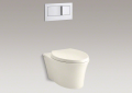Kohler® 6299-96 1-Piece Toilet, Veil®, Elongated Bowl, 15-3/4 in H Rim, Biscuit