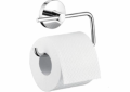 Hansgrohe 40526000 Logis Toilet Paper Holder, Brass, Polished Chrome, Domestic