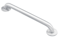 Moen® 8718 Grab Bar, Home Care®, 18 in L x 1-1/4 in Dia, Stainless Steel, 304 Stainless Steel, Import