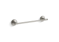Kohler® 26498-BN K-26498 Eclectic Towel Bar, 18 in L Bar, 3-3/8 in OAH x 3-7/16 in OAD, Zinc