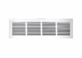 TRUaire™ 17314X06 1-Way Stamped Face Return Air Grille, 14 in W x 6 in H x 1/4 in THK, 120 to 278 cfm, Steel, Powder Coated, Import