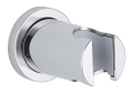 GROHE 27074000 27074_0 Rainshower™ Hand Shower Holder With Round Escutcheon, Wall Mount, For Use With Hand Shower, Plastic